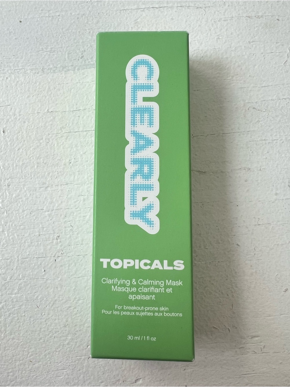 NWT Topicals Clarifying & Calming Mask - Green